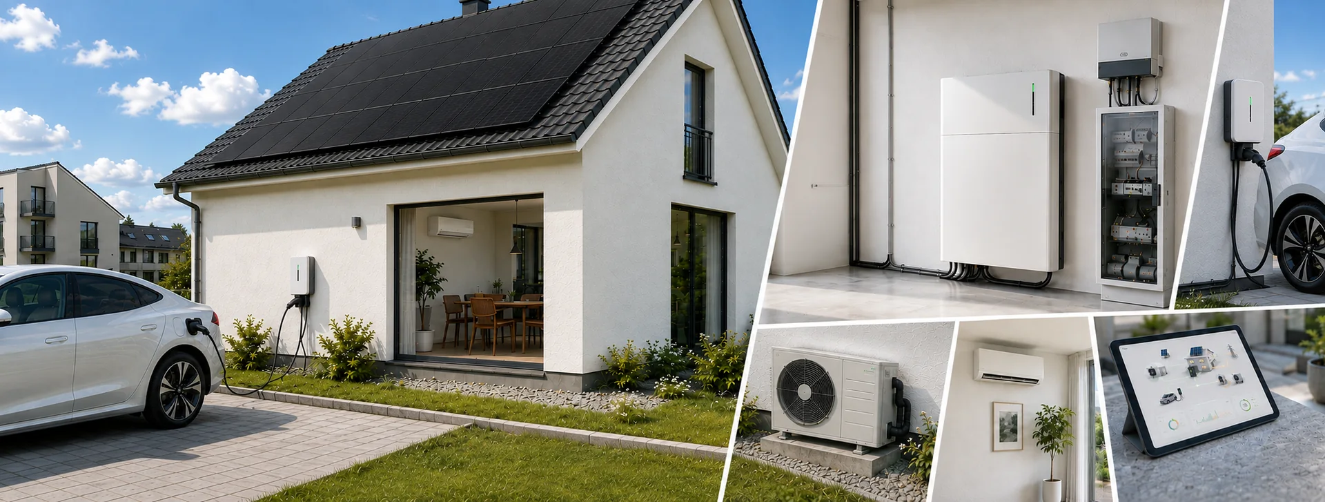 Vernetzte Energielösung für ein Zuhause