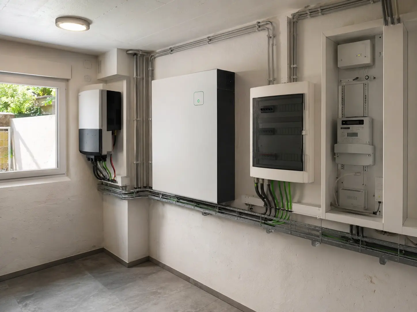 Installation eines Batteriespeichers im Eigenheim