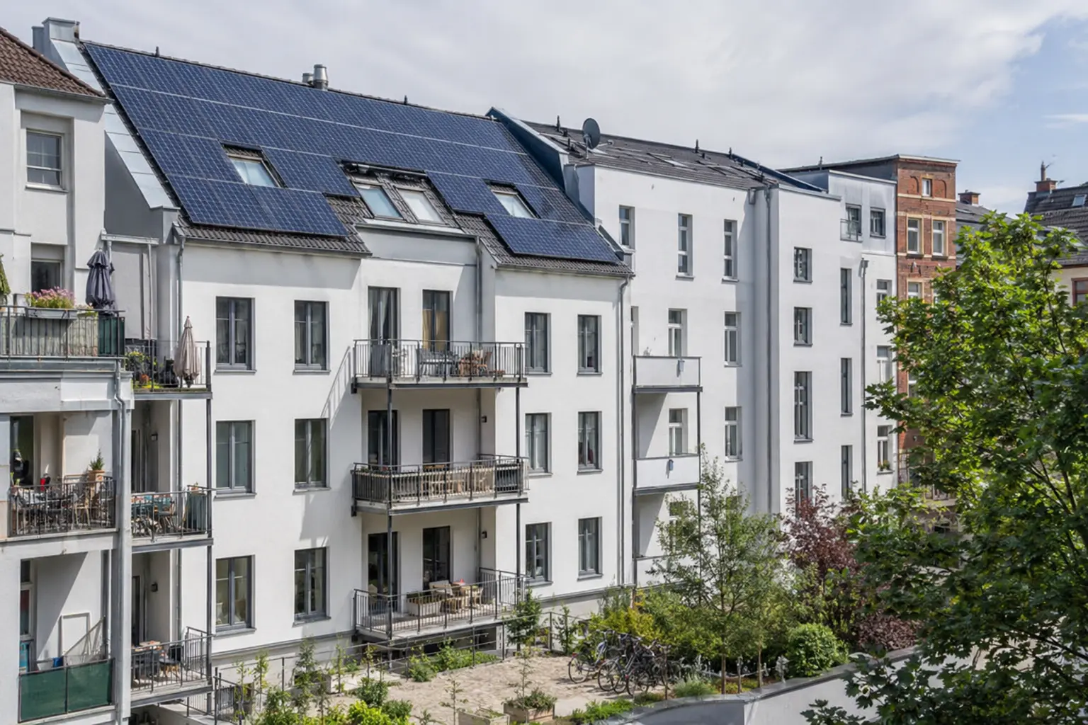 Mehrfamilienhaus als Grundlage eines Mieterstromkonzepts
