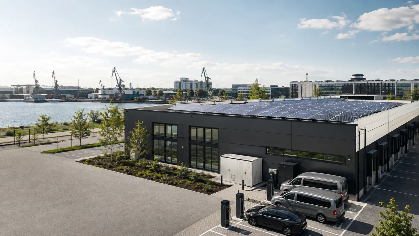 Beispielhafte Energielösung für ein Gebäude in Duisburg