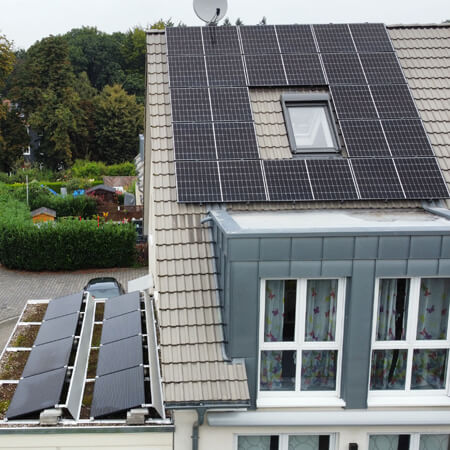 Solar systems for private home.