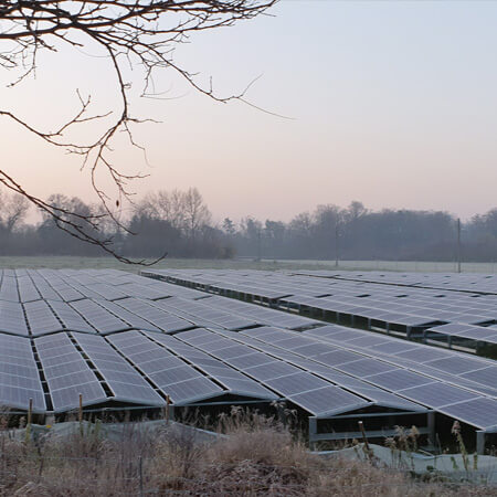 Large-scale PV system in Dessau.
