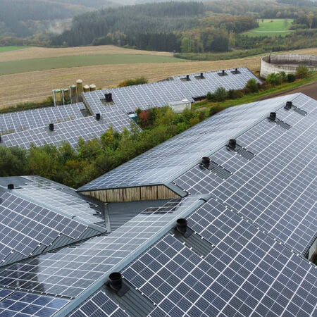 Large-scale PV system.